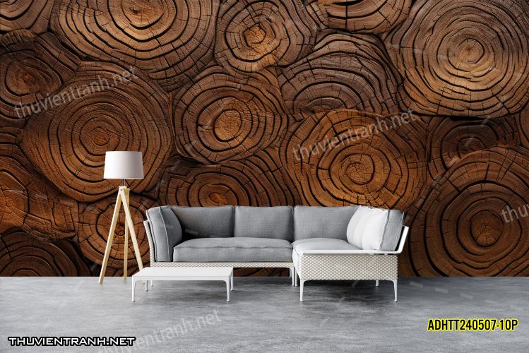 Tranh dán tường Vân Gỗ- ADHTT240507-10P - Tranh tường chất lượng cao